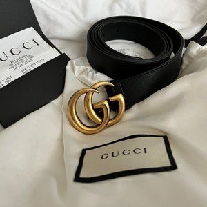 Gucci Belt (Man W 30 GG MAR MOON NERO)